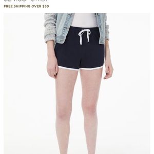 Navy retro shorts